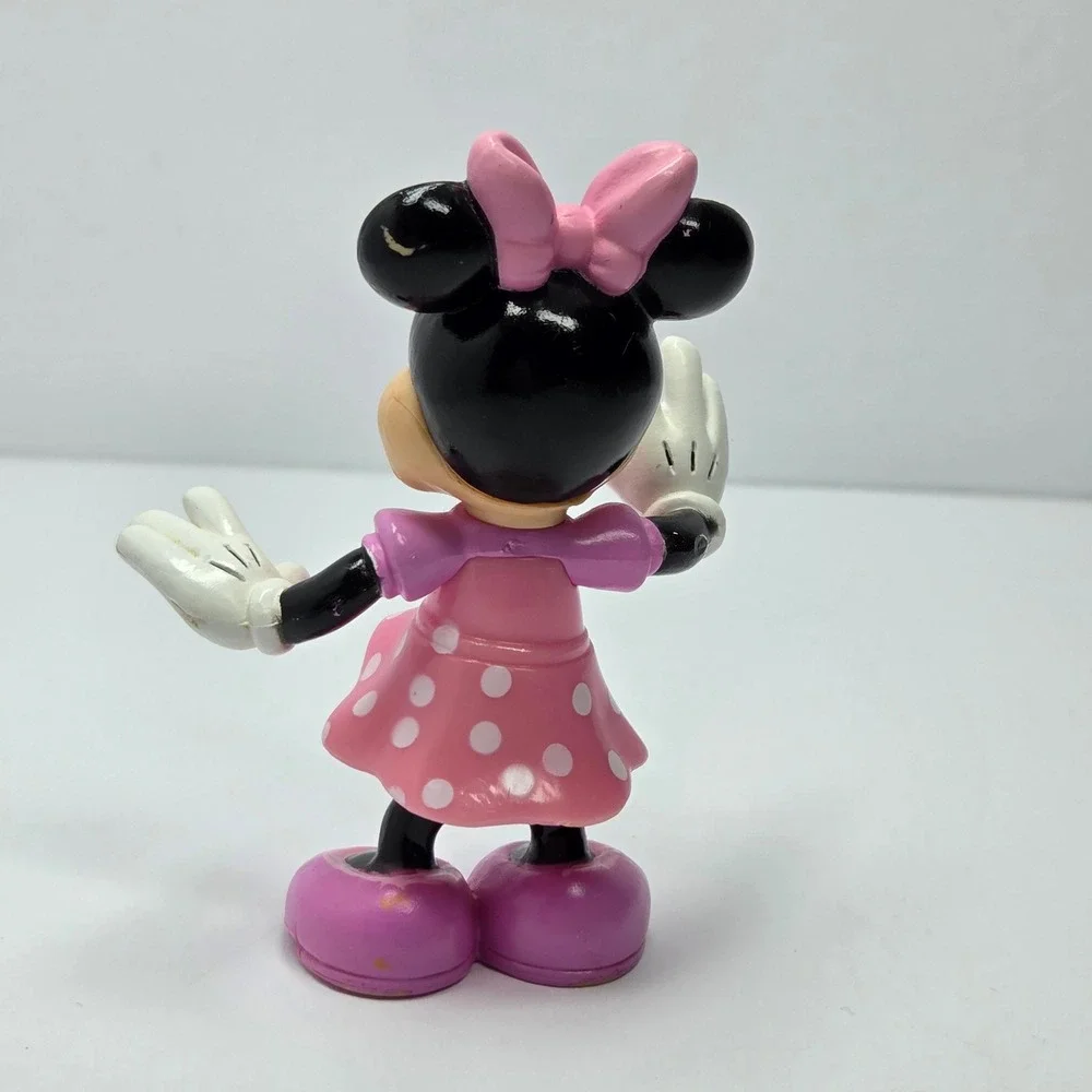 Disney Mickey Minnie Mouse Donald Duck Set 3 Inch PVC Toy Lot Bendable